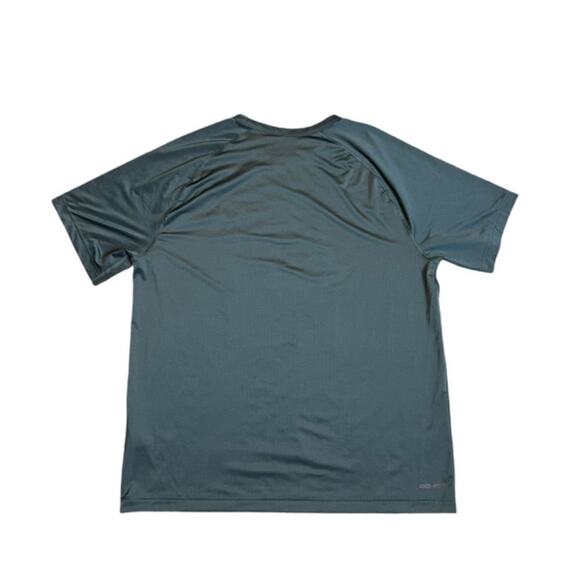 Nike Ready Dri-FIT Short-Sleeve Fitness Top Colour: Deep Jungle/Black Size L - Picture 13 of 14